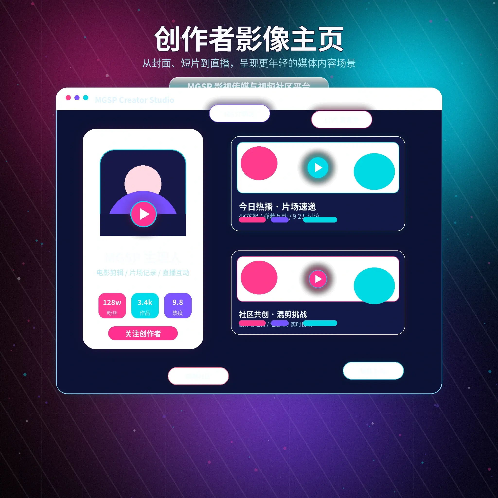 蘑菇视频账户资料与个人信息管理展示